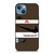 NIKE AIR JORDAN TRAVIS SCOTT BROWN iPhone 13 Case Cover