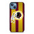 WASHINGTON REDSKINS STRIPE LOGO iPhone 13 Case Cover WASHINGTON REDSKINS STRIPE LOGO iPhone 13 Case Cover