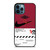 NIKE SWOOSH AIR JORDAN OFF WHITE iPhone 12 Pro Max Case Cover