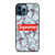 SUPREME MARBLE TEXTURE iPhone 12 Pro Max Case Cover
