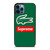 SUPREME X LACOSTE LOGO iPhone 12 Pro Max Case Cover SUPREME X LACOSTE LOGO iPhone 12 Pro Max Case Cover