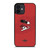 AIR JORDAN 1 SNEAKERS RED  iPhone 12 Mini Case Cover AIR JORDAN 1 SNEAKERS RED  iPhone 12 Mini Case Cover
