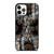 VERCASE CAMO LEAF BLACK WHITE iPhone 12 Pro Case Cover