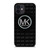 MICHAEL KORS BLACK PATTERN iPhone 12 Mini Case Cover MICHAEL KORS BLACK PATTERN iPhone 12 Mini Case Cover