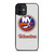 NEW YORK ISLANDERS BADGE CARBON iPhone 12 Mini Case Cover NEW YORK ISLANDERS BADGE CARBON iPhone 12 Mini Case Cover