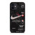 NIKE OFF WHITE FLORAL LOGO iPhone 12 Mini Case Cover NIKE OFF WHITE FLORAL LOGO iPhone 12 Mini Case Cover