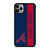 ATLANTA BRAVES BASEBALL STRIPE SYMBOL iPhone 11 Pro Max Case Cover