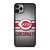 CINCINNATI RED BASEBALL METAL LOGO iPhone 11 Pro Max Case Cover
