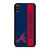 ATLANTA BRAVES BASEBALL STRIPE SYMBOL iPhone XS Max Case Cover