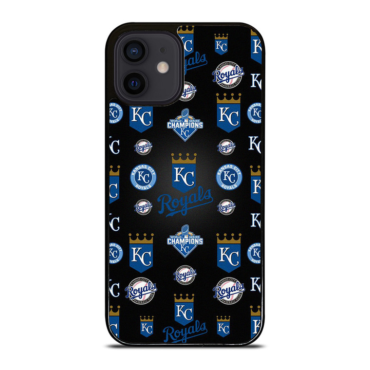 KANSAS CITY ROYALS LOGO PATTERN  iPhone 12 Mini Case Cover