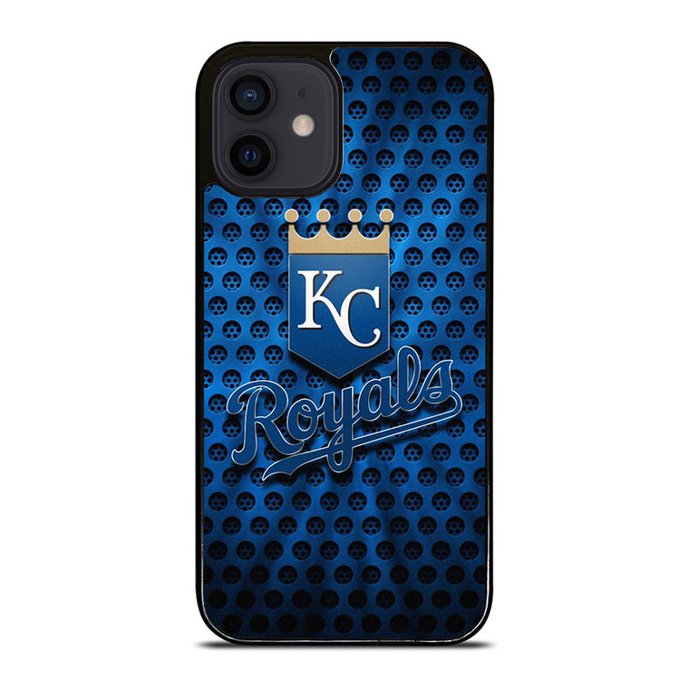 KANSAS CITY ROYALS METAL LOGO  iPhone 12 Mini Case Cover