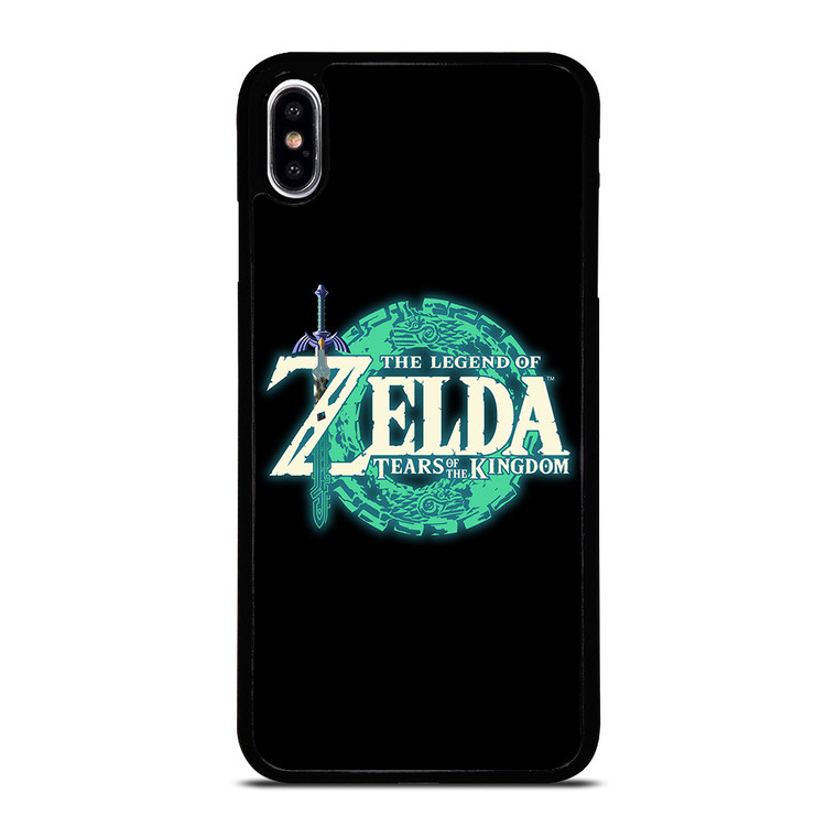 THE LEGEND OF ZELDA TEARS OF THE KINGDOM GAMES LOGO iPhone XS Max Case Cover