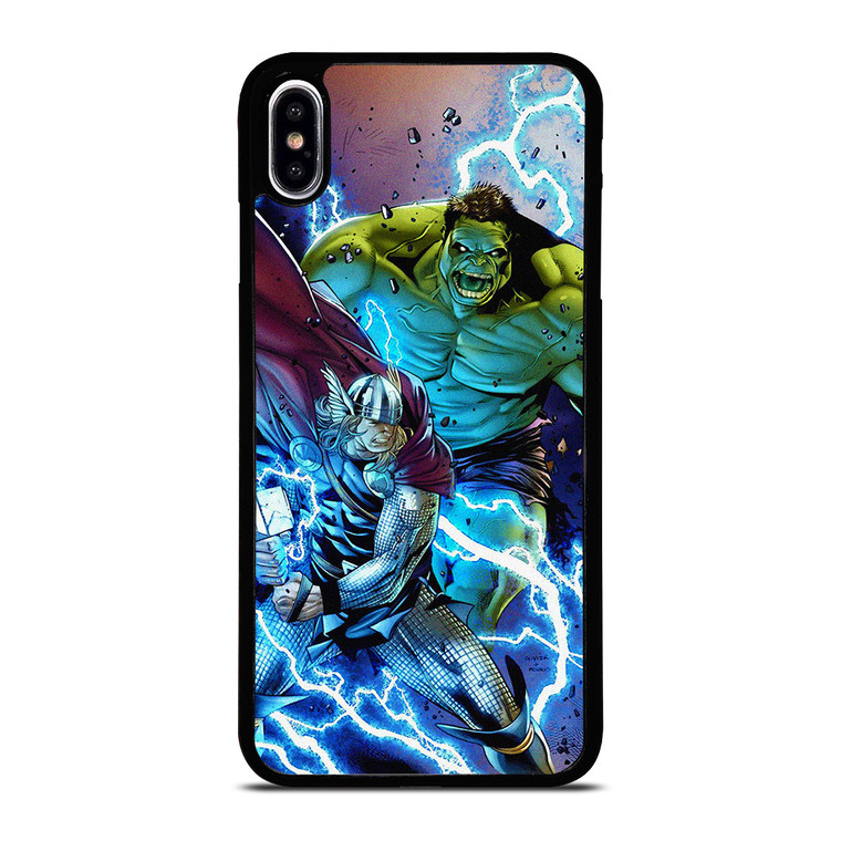 THOR VS HULK MARVEL CARTOON iPhone XS Max Case Cover