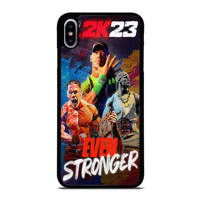 WWE 2K23 WRESTLING JOHN CENA EVEN STRONGER iPhone XS Max Case Cover