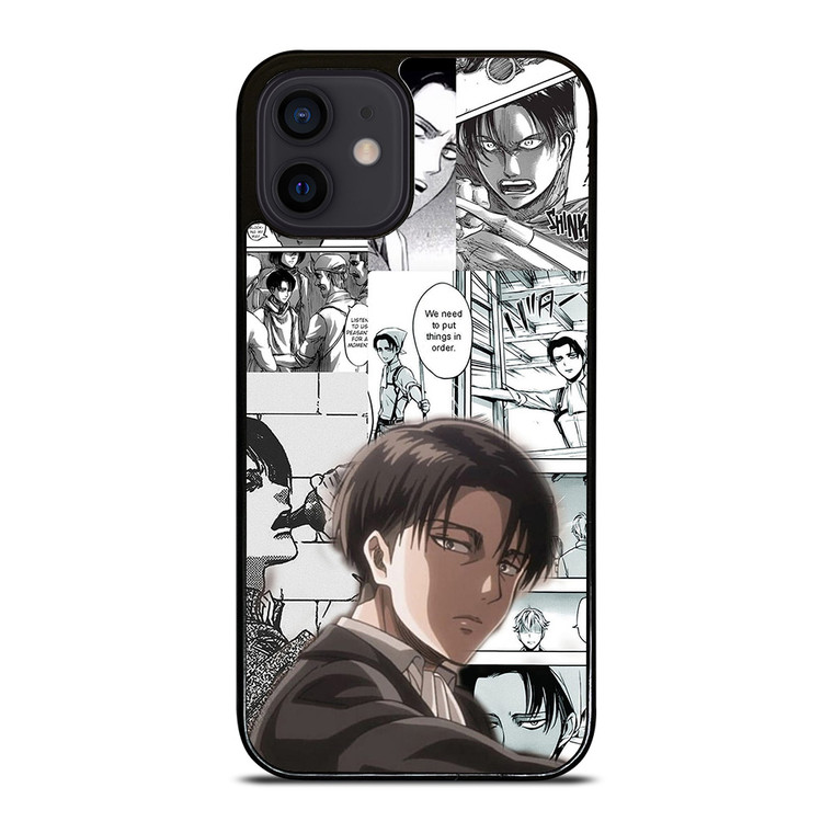 LEVI ACKERMAN ATTACK ON TITANS MANGA  iPhone 12 Mini Case Cover