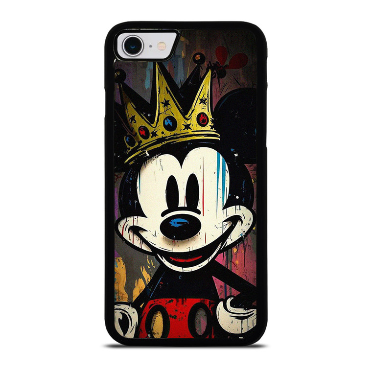 KING MICKEY MOUSE BRUSHED ART iPhone SE 2022 Case Cover