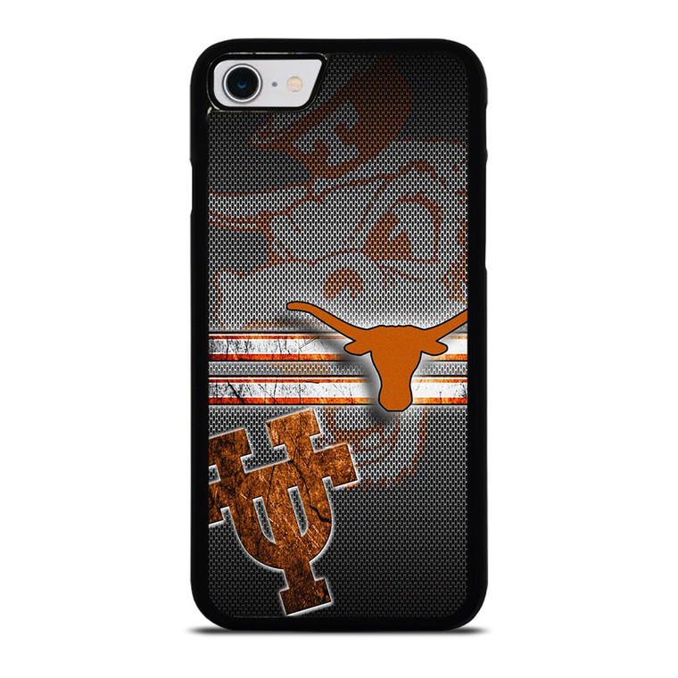 TEXAS LONGHORNS METAL SYMBOL iPhone SE 2022 Case Cover