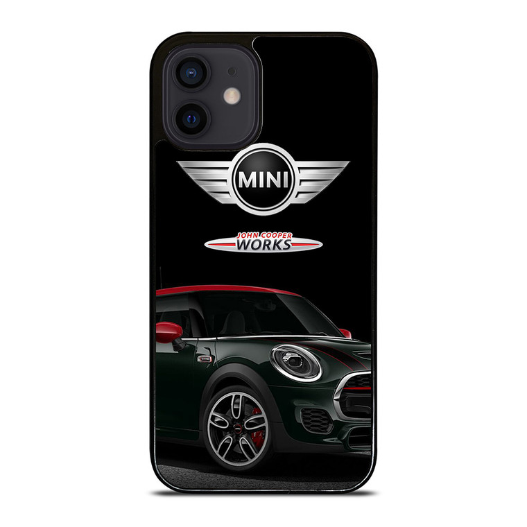 MINI JOHN COOPER WORKS CAR EMLBEM  iPhone 12 Mini Case Cover MINI JOHN COOPER WORKS CAR EMLBEM  iPhone 12 Mini Case Cover