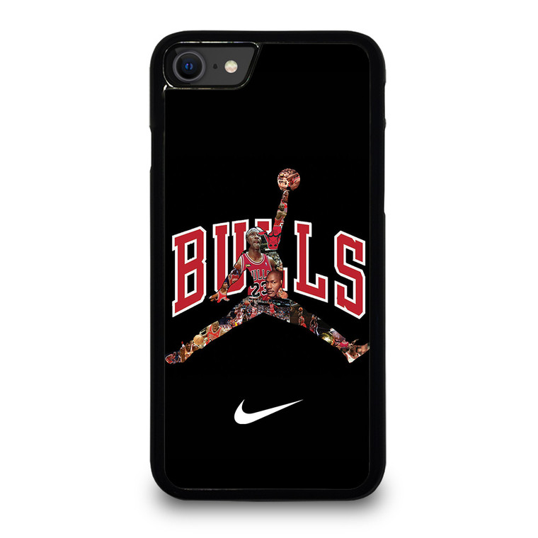 CHICAGO BULLS MICHAEL JORDAN JUMP NIKE iPhone SE 2020 Case Cover