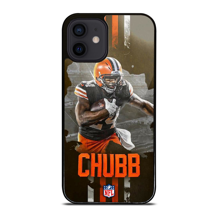 NICK CHUBB CLEVELAND BROWNS NFL 2  iPhone 12 Mini Case Cover NICK CHUBB CLEVELAND BROWNS NFL 2  iPhone 12 Mini Case Cover