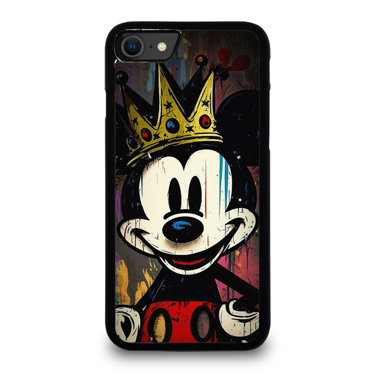 KING MICKEY MOUSE BRUSHED ART iPhone SE 2020 Case Cover