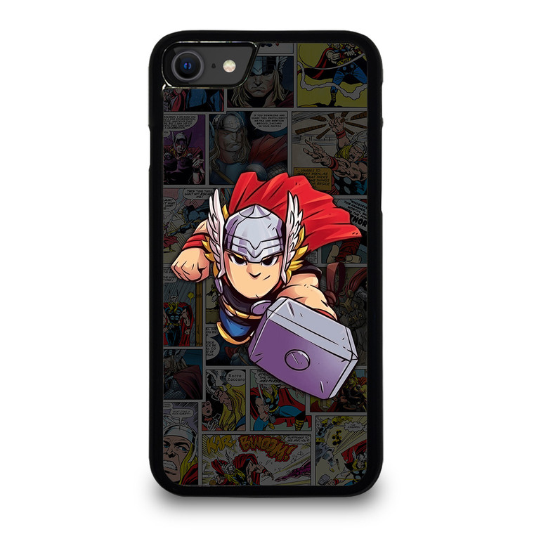 THOR MARVEL COMIC CUTE iPhone SE 2020 Case Cover