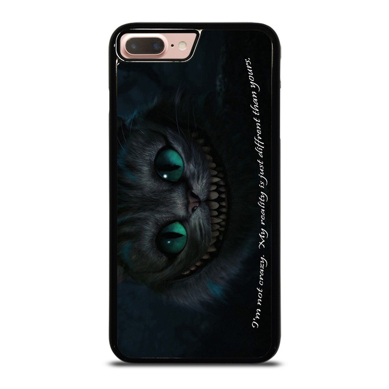 CHESHIRE CAT ALICE IN WONDERLAND QUOTES iPhone 7 / 8 Plus Case Cover