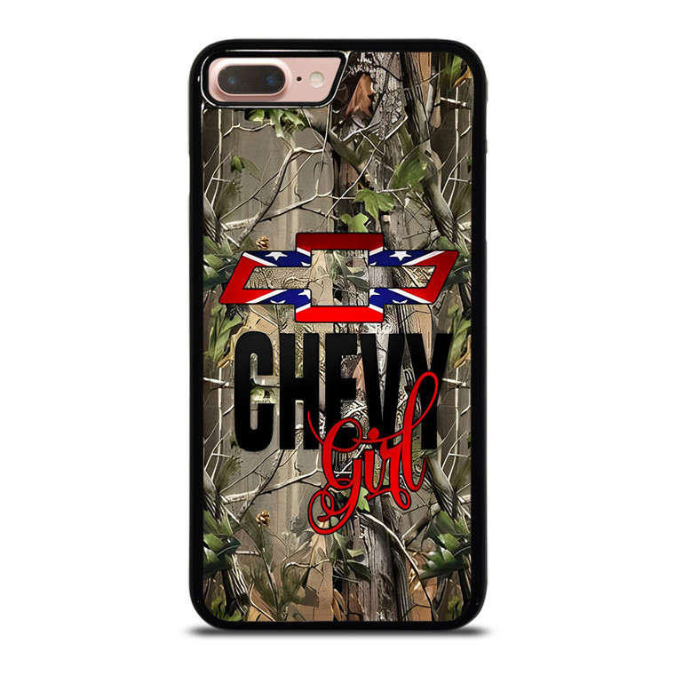 CHEVY GIRL CHEVROLET REBEL CAMO LOGO iPhone 7 / 8 Plus Case Cover