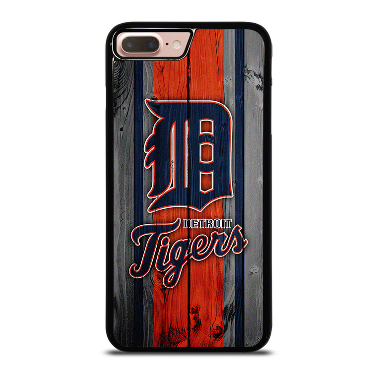 DETROIT TIGERS FOOTBALL WOOD LOGO iPhone 7 / 8 Plus Case Cover