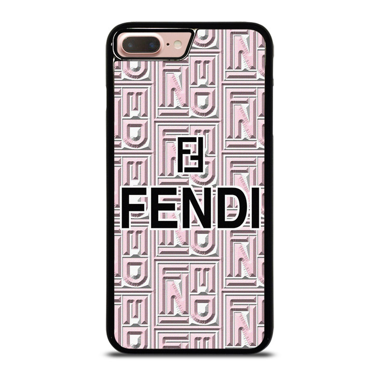 FENDI ROMA PINK PATTERN iPhone 7 / 8 Plus Case Cover