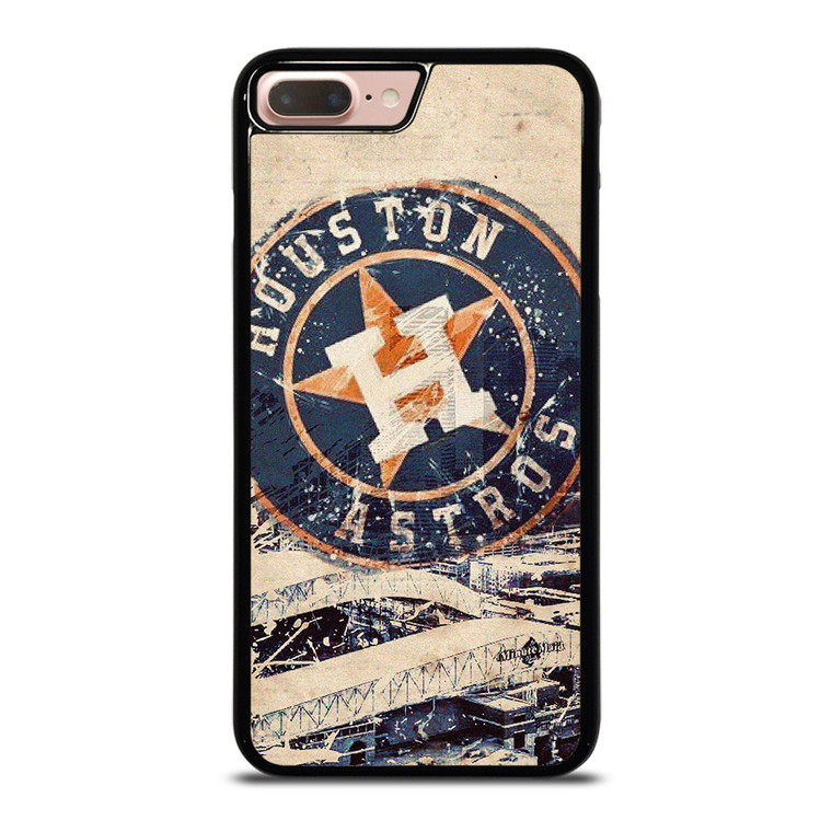 HOUSTON ASTROS BASEBALL VINTAGE BADGE iPhone 7 / 8 Plus Case Cover