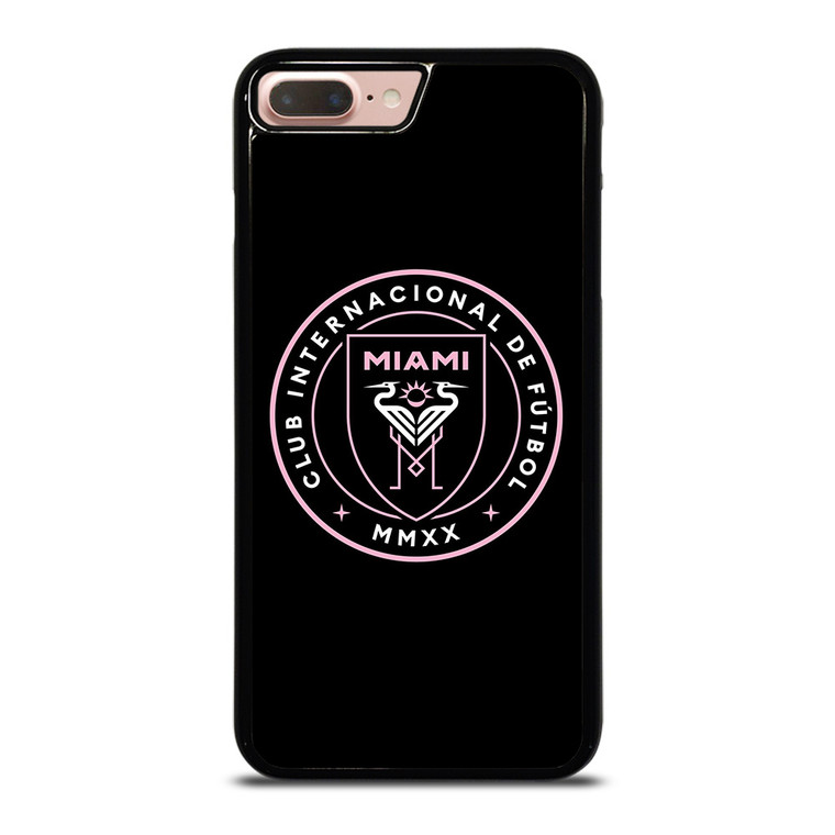INTER MIAMI FOOTBALL BLACK LOGO iPhone 7 / 8 Plus Case Cover