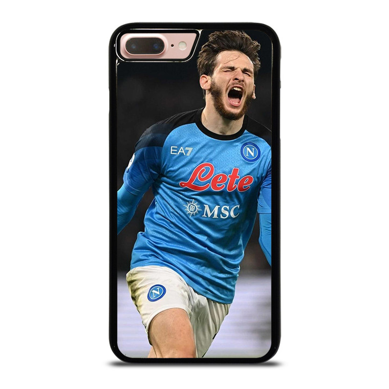 KHVICHA KVARATSKHELIA NAPOLI FOOTBALL iPhone 7 / 8 Plus Case Cover
