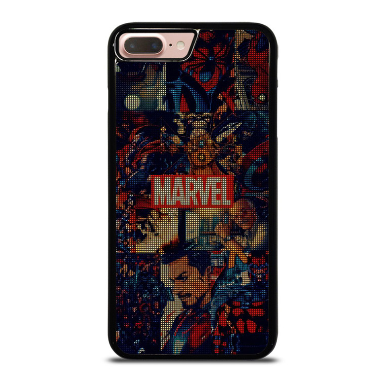MARVEL COMICS HALFTONE COLLAGE iPhone 7 / 8 Plus Case Cover