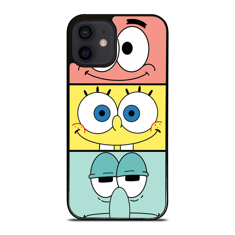 SPONGEBOB PATRICK SQUIDWARD CARTOON  iPhone 12 Mini Case Cover