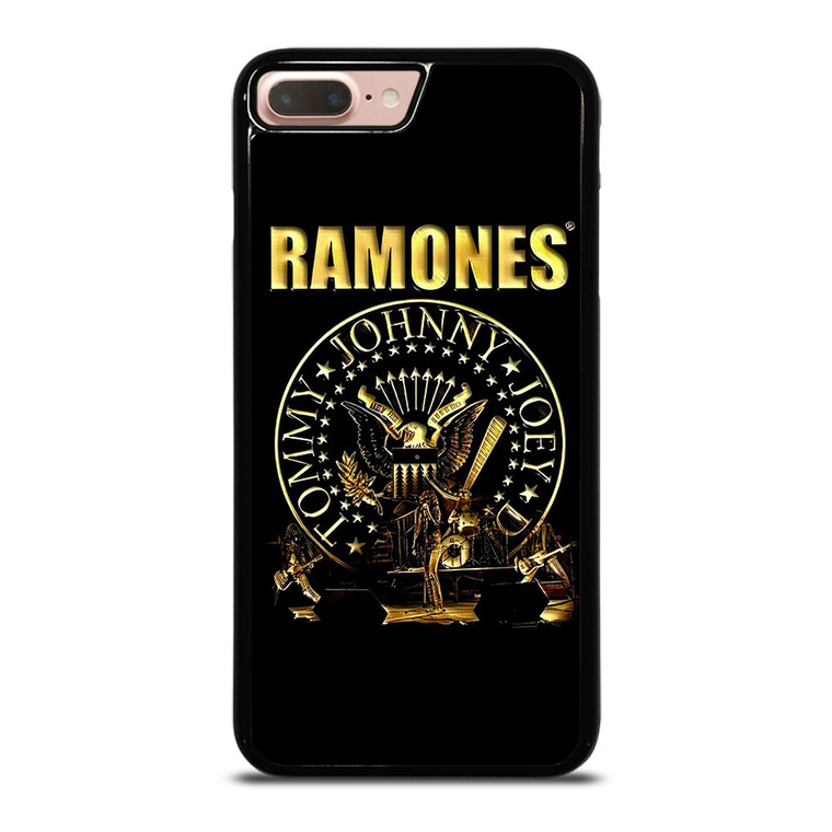 RAMONES ROCK BAND GOLD LOGO iPhone 7 / 8 Plus Case Cover RAMONES ROCK BAND GOLD LOGO iPhone 7 / 8 Plus Case Cover
