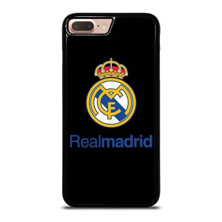 REAL MADRID FOOTBALL BLACK LOGO iPhone 7 / 8 Plus Case Cover