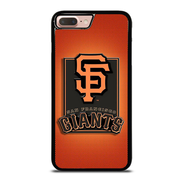 SAN FRANCISCO BASEBALL EMBLEM CARBON iPhone 7 / 8 Plus Case Cover SAN FRANCISCO BASEBALL EMBLEM CARBON iPhone 7 / 8 Plus Case Cover