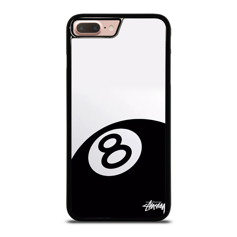 STUSSY 8 BALL BLACK iPhone 7 / 8 Plus Case Cover