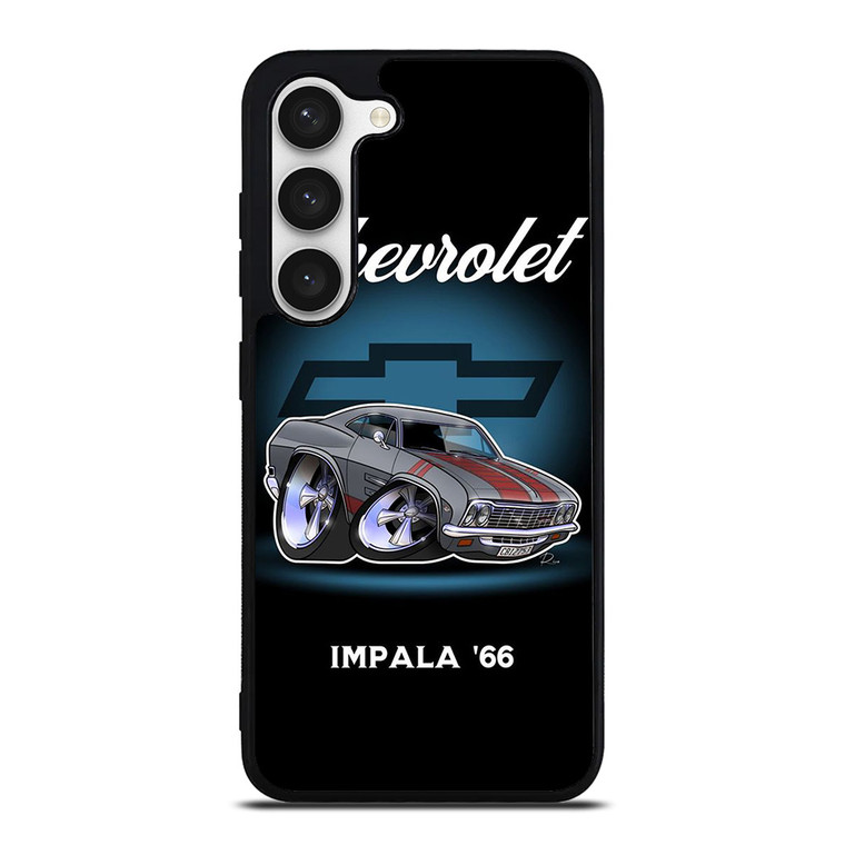 CHEVROLET IMPALA 66 CARTOON Samsung Galaxy S23 Case Cover