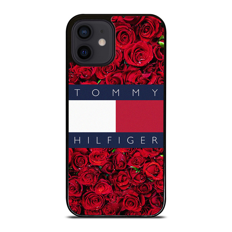 TOMMY HILFIGER ROSES LOGO  iPhone 12 Mini Case Cover
