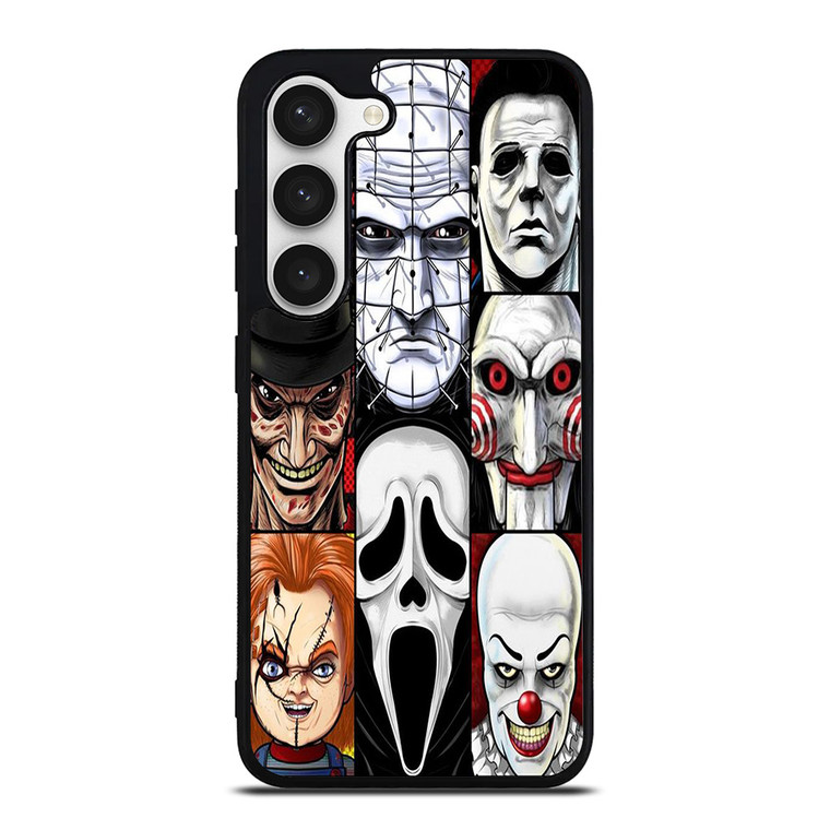 HORROR MOVIES CHARACTERS COLLAGE 2 Samsung Galaxy S23 Case Cover