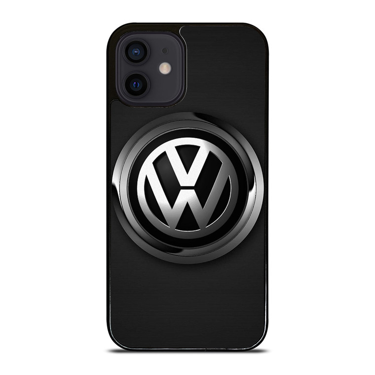 VW VOLKSWAGEN METAL CARBON  iPhone 12 Mini Case Cover