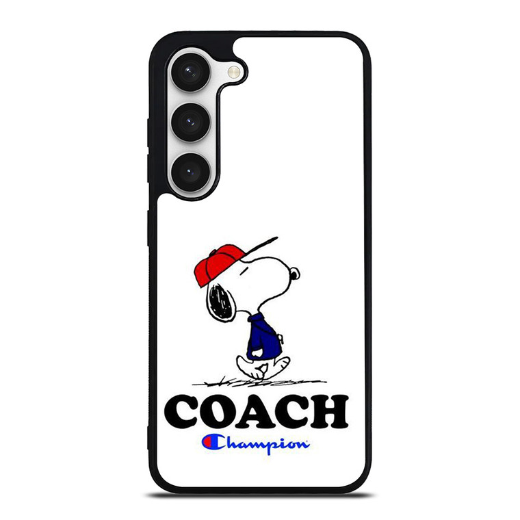 SNOOPY COACH CHAMPION LOGO Samsung Galaxy S23 Case Cover