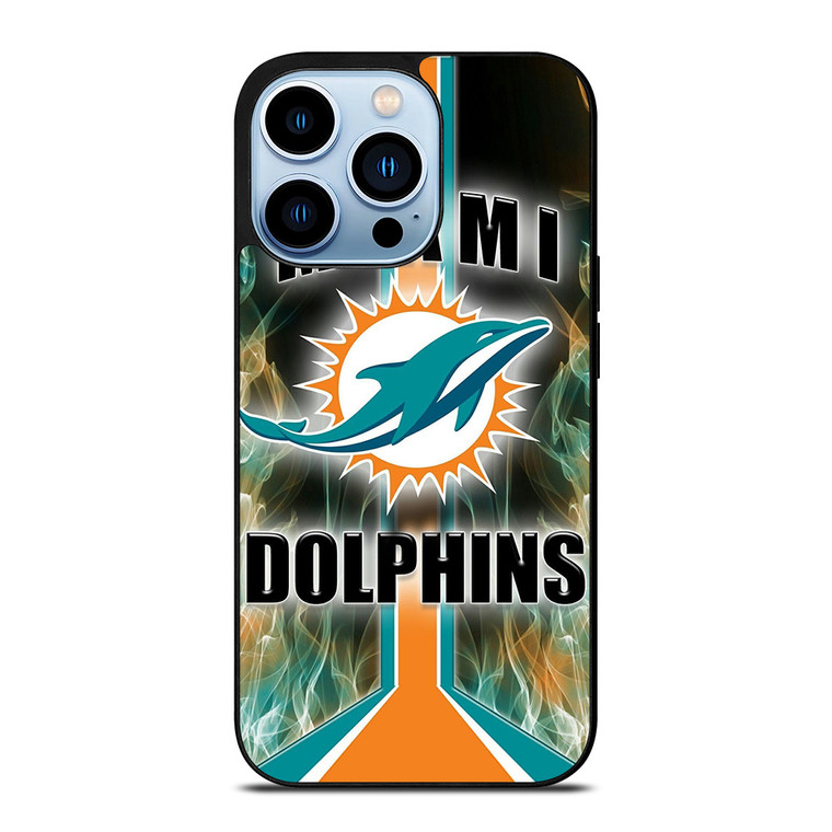 MIAMI DOLPHINS STRIPE NFL LOGO iPhone 13 Pro Max Case Cover MIAMI DOLPHINS STRIPE NFL LOGO iPhone 13 Pro Max Case Cover