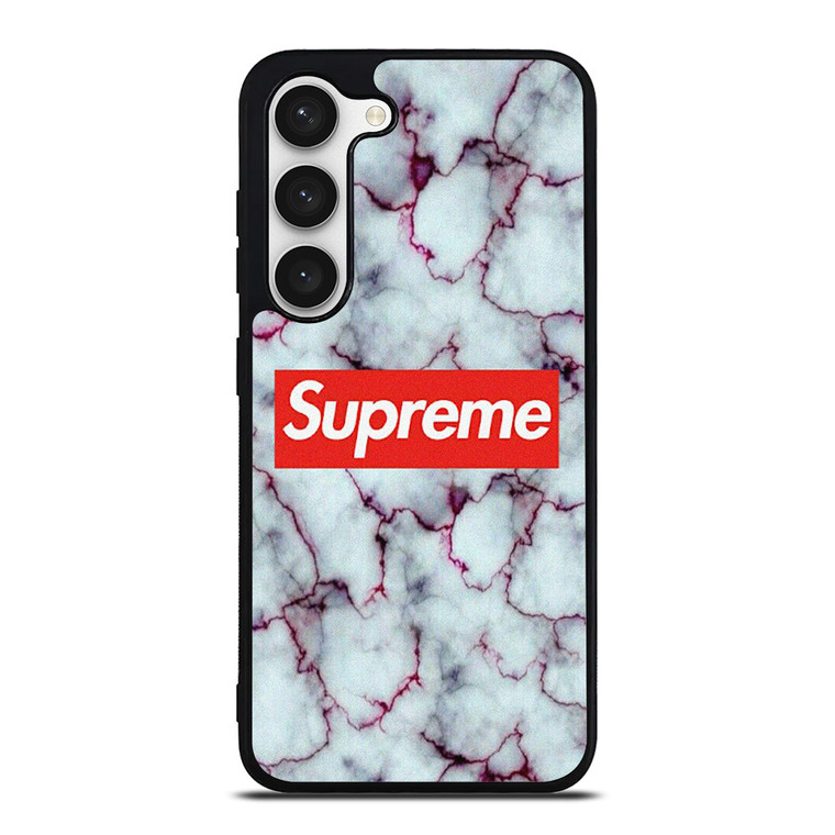 SUPREME MARBLE TEXTURE Samsung Galaxy S23 Case Cover