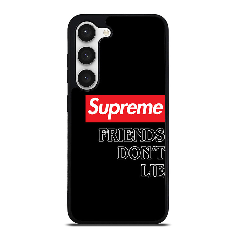 SUPREME STRANGER THINGS FRIENDS DONT LIE Samsung Galaxy S23 Case Cover