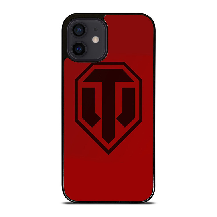 WORLD OF TANKS SYMBOL RED  iPhone 12 Mini Case Cover WORLD OF TANKS SYMBOL RED  iPhone 12 Mini Case Cover