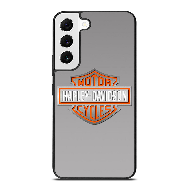 HARLEY DAVIDSON MOTOR GREY LOGO Samsung Galaxy S22 Case Cover HARLEY DAVIDSON MOTOR GREY LOGO Samsung Galaxy S22 Case Cover