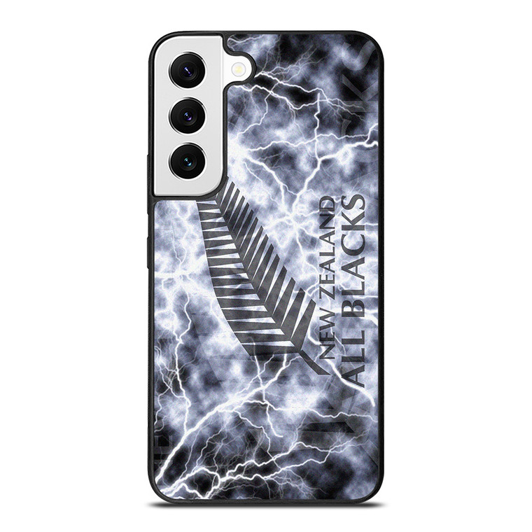 NEW ZEALAND ALL BLACK LIGHTNING LOGO Samsung Galaxy S22 Case Cover NEW ZEALAND ALL BLACK LIGHTNING LOGO Samsung Galaxy S22 Case Cover